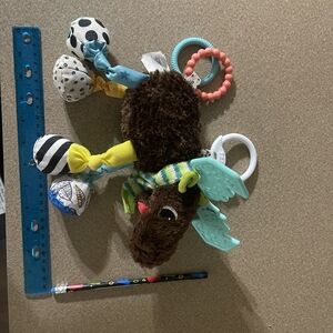 Lamaze Mortimer Moose Sensory Teething Hanging Toy